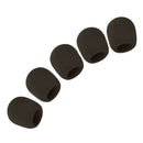 Microphone Ball Sponge Foam Cover (Set of 5, Black) B4N3