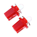 10pcs T5 B8.5D 5050 SMD LED Car Instrument Dashboard Light Bulbs (Red)
