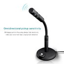 2X(Pc Microphone Plug and Play 3.5Mm Home Studio Omnidirectional Microphone