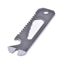outdoor stainless edc survival pocket tool key ring chain bottle opener SE JC~ï¼ˆ