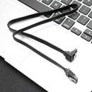 Universal 50cm SATA 3.0 Cable 6Gbps Optical Hard Drive Data Cord Black/Blue