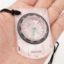 Scouts Military Compass Scale Ruler Baseplate Mini Compass for Camping/Hiki F4X9