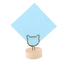 Cat Shape Clip Place Card Photo Name Note Memo Recipe Holder Table Display