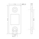 Magnetic Door Closer Catches Strong Magnet Catch Latch for Cabinet Cupboard