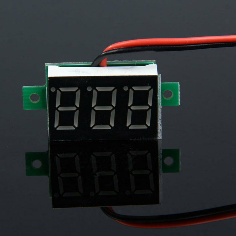 Mini DC 2.5-30V Red LED Panel Voltage Meter 3-Digital Display Voltmeter Tester