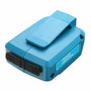USB Charger for 194204-5 194230-4 Makita 14.4V 18V Li-ion Batteries Blue