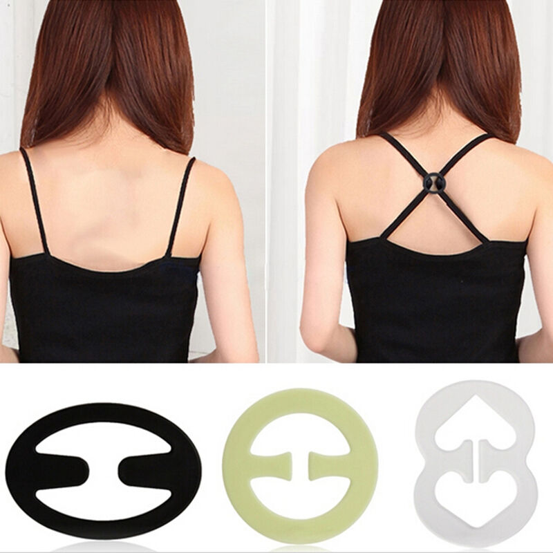 9Pcs Bra Clip Buckles Bra Straps Shadow-Shaped Buckle Conceal Bra Buckle AUZO