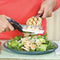 2in1 Kitchen Smart Scissors With Cutting Board Home Handle ABS Vegetable Cu B1F5