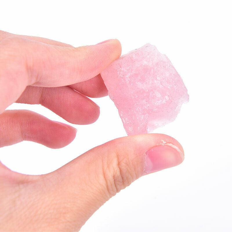 1 set Natural crystal stone seven chakras Black cloth bag large grain unpolSEAU