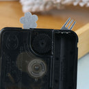 Cute Quartz Clock Movement Kit Spindle Mechanism Parts Flower Folk Spoon Ha BX