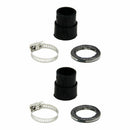 2 sets Exhaust Muffler Pipe Gasket Rubber Seal Clamp Kit for Yamaha Pee Wee50