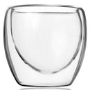 6Pcs/Set Double Wall Heat Resistant Cup Clear Handmade Tea Drink Healthy Dr