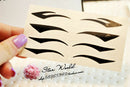 8 Pairs Beautiful Temporary Eye Tattoo Transfer Eyeshadow Eyeliner Stickers TOTO