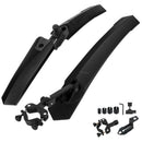 Bicycle Telescopic Fenders, Long And Wide, Quick Release, Water Retaining P