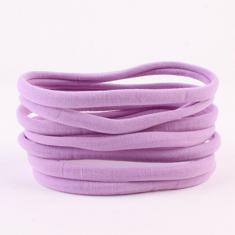 10pcs Baby Infant Soft Cotton Headband Stretchable Head Wear Hair Bands