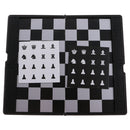 Foldable Mini Magnetic Chess Set Portable Wallet Pocket Chess Board Games with