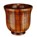 Eco friendly 80ml Wooden Cup Primitive Handmade Tea Coffee Wine Cup Chinese