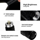 R3 LED Flashlight Clip Mini Light Penlight Portable Pen Torch Lamp Waterproof