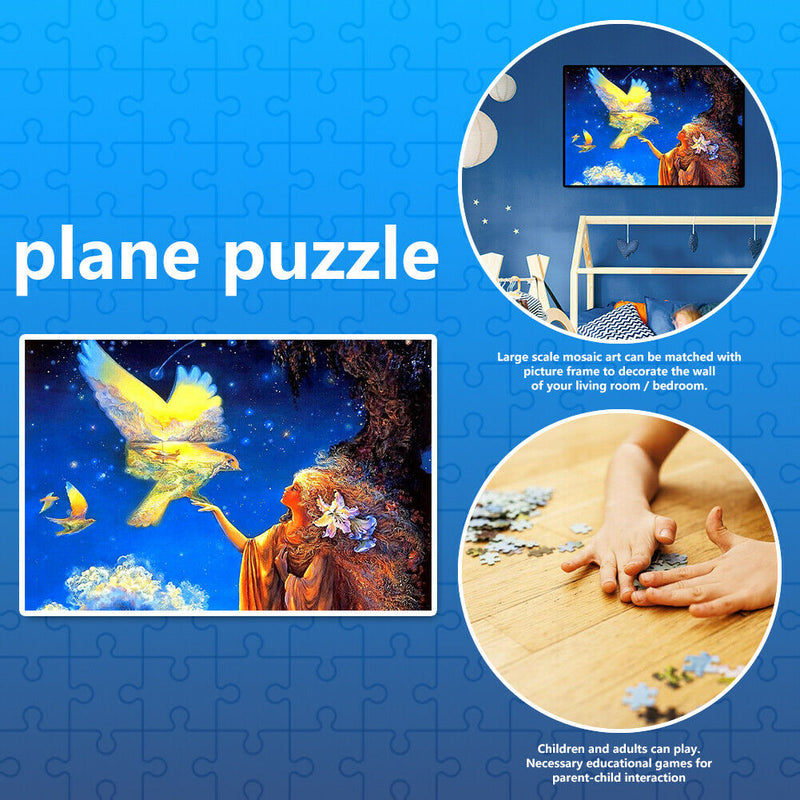 1000pcs DIY Girl and Pigeon Jigsaw Puzzle Children Adults Picture Toys Gift