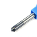 6mm Chamfer End  Mill 90 Degree Router Bit 2 Flutes HRC45 Carbide