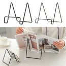2pcs/set Iron Craft Geometric Easel Plate Display Stand Picture Holder