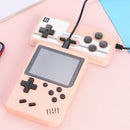 Pocket Handheld Game Console Gamepad 500 Video Games Player Gift (Pink) A