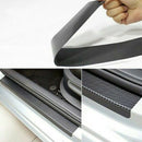4PCS/set Car Accessories Door Sill Scuff Welcome Pedal Protect Carbon Fiber C3O4