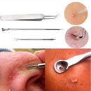 3 PC Women Beauty Pimple Blemish Comedone Acne Needle Extractor Remover Sta