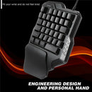 Mechanical One Handed Keyboard Gaming Left Hand Game Keypad For Lol /Dota/O