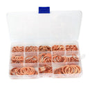 300Pcs/Set Copper Washers Flat Ring Sump Plug Seal Assorted Set Professiona S1K2