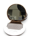 Reliable Mini Pocket Chocolate Cookie Compact Mirror + Comb Make Up Mirrors AT3C