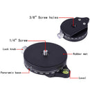 Camera Pan Base With Arca Swiss Style Plate, 0.95Cm Screw Aluminum Panorami E1W1
