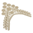 Embroidered Flower & Leaf Lace Neck Collar for Scrapbooking Jewelry Making