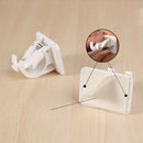 8x Nail-free Adjustable Rod Bracket Holders Wall Curtain Hanging Rod Clips