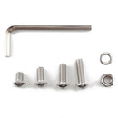 M6 Stainless Steel Button Head Hex Socket Hexagon Screws Nuts Assortment Kit