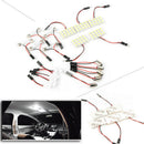 5Pcs T10 BA9S White LED 5050 15SMD Panel Interior Dome Map Reading Light BulbJ,a