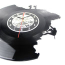 1X(Timelike Large Decorative Wall Clocks Vinyl Record Clock Climbing Shape