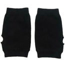 Black Elastic Combed cotton Fingerless Gloves for Women