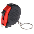 Mini Tape Measure With Key Chain Plastic Portable 1m Retractable Ruler cm/Inch