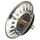 Sink Plug Stainless Steel Basket Strainer Waste Drain Stopper Home_Kitchen
