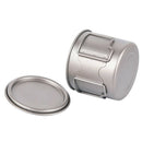 Titanium Cup 550Ml Ultralight Portable Pot Titanium Water Mug Cup For Outdo