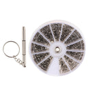 Eyeglass Repair Kit, 600Pcs Sunglasses Watch Tiny Screws Assortment Stainless