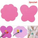 2Pcs Silicone Mixing Palette nail Mat Stamping Pad Drawing Silicone Palette To,a