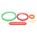 4pcs/Set Plastic Knitting Knitter Looms Set Craft Kit Sock Scarf Hat Maker
