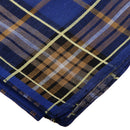 12x Mens Plaid Cotton Hankerchief Wedding Party Hankie Hand Towel 40x40cm