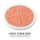 1X(4 Packs Heavy Scrub Mop Pads Replacement For Bissell Spinwave 2039A 2124