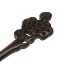 Traditional Carved Ebony Wooden Hair Pin Stick Vinatge Hair Chopsticks Black