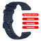 22mm Silicone Watchband Bracelet Strap for Huawei Watch GT2 42mm/GT 46mm/GT 42mm