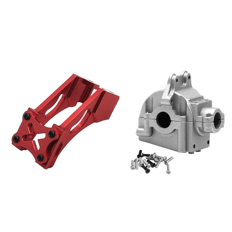 Gearbox Shell & Tail Fixed Parts Set for WLtoys 144001 RC Crawler DIY Accs