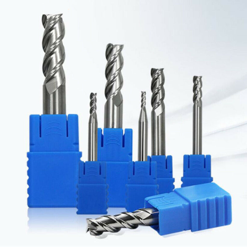 5x5Dx50mm Milling Cutter Wear-resistant Flat-end Tungsten Steel HRC45 New